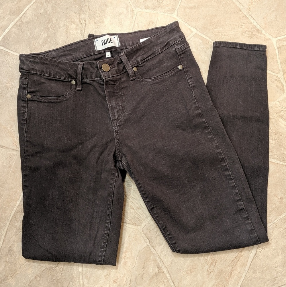 Paige jeans size 29 gray Verdugo ankle skinny